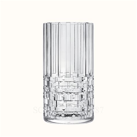 hermes crystal vase|Hermes glassware.